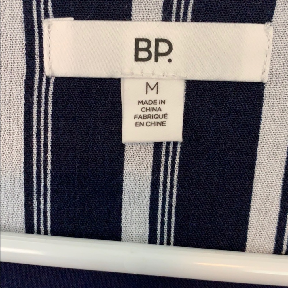 Donating 04/15 BP. navy dress with white stripes - Picture 5 of 6